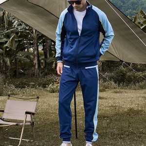 ชุดวอร์มสำหรับผู้ชายใส่วิ่งออกกำลังกายผ้าฝ้ายมีฮู้ดระบายอากาศได้ดี100% โลโก้ที่กำหนดเอง - Product Image 4