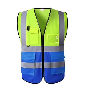 Gilet d'outils de haute qualité Gilet de sécurité tactique noir avec poches haute visibilité avec bande réfléchissante - Product Image 4