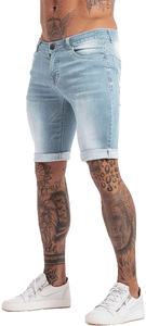 Pakistan Oem Hommes À La Mode Casual Denim Shorts Conception Tricotée Confortable Pour La Mode Quotidienne D'été Urbain Streetwear Style - Product Image 5