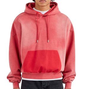 Sweat à capuche décontracté pour homme, idéal pour l'entraînement, avec ourlet incurvé, logo personnalisé sur le devant, doublure unie, col à capuche, pour le streetwear hivernal, service OEM - Product Image 4