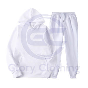 Ensemble sweat-shirt et pantalon de survêtement pour homme, taille adulte, collection hiver 2026, respirant, chaud, 100% coton - Product Image 5