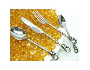 New Style Flatware <b>Set</b> Tableware Silver Stainless Steel Creative Gift Silver Customize Design Silver Metal Cutlery - Product Image 5