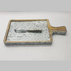 Tabla de Cortar de Madera Personalizada con Cuchillo, Tabla de Cortar Rectangular Sostenible de 2 cm de Grosor, Tabla de Queso de Madera Multiusos - Product Image 3