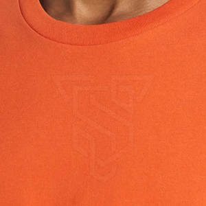 Camiseta de Manga Corta para Hombre, Estilo Casual, Diseño Sólido, Hombros Caídos, Algodón y Fibra de Bambú, Cómoda, Ropa Urbana - Product Image 3