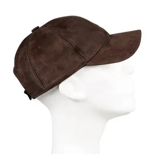 Genuine Leather Baseball Cap Hats Caps Suppliers 2023 Hot Sale High Quality Baseball Cap Custom Design Genuine Leather LC-0010