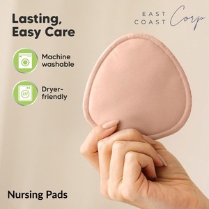 Coussinets d'allaitement réutilisables organiques coussinets de mamelon de soutien-gorge lavables pour pomper des coussinets d'allaitement de maternité pour pomper le soutien-gorge - Product Image 2