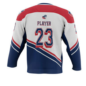 Maillot de hockey sur glace à manches longues de haute qualité, de style différent avec nom d'équipe personnalisé, meilleur matériau compatible OEM - Product Image 3
