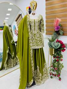 Neues Designer-Party-Top Sharara & Dupatta Set Fertig zum Tragen - Product Image 5