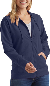 Wholesale Heavyweight Pullover Hoodies for Women New Design Full Zip up Oversized Printed Collar <b>Drop</b> Shoulder Hooded for Winter - Product Image 5