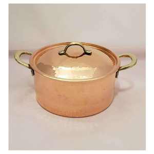 Nuevo juego de platos para servir, olla de cobre segura ecológica para servir, exportador de utensilios de cocina de India a un precio razonable - Product Image 2