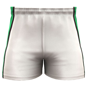 Ensemble de maillot de football vert et blanc pour hommes, manches courtes, col rond, évacuation de l'humidité, polyester ajusté, uniforme de rugby pour hommes - Product Image 4