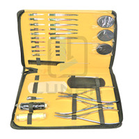 LUNAR IMPEX Kit de pinces à extensions de cheveux humains de qualité chirurgicale en acier inoxydable, perles à clipser, micro-anneaux, bandes et I-Tip