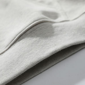 Sudaderas con capucha de algodón pesado para hombre con logotipo personalizado OEM desteñidas con cremallera de doble punta y cuello con capucha y agua de lavado - Product Image 4