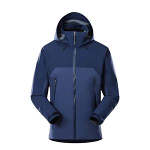 2025 vente en gros vierge étanche coupe-vent veste manteau personnalisé hommes fermeture éclair hiver extérieur imperméable coupe-vent veste - Product Image 4