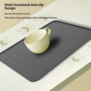 Custom <b>Silicone</b> Microwave Oven Dustproof <b>Mat</b>-Oil/Water-Proof Wear-Resistant Modern Design for Refrigerator Coffee Machine Tops - Product Image 4