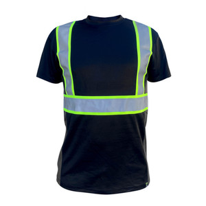 Hi Vis Color sólido personalizado Algodón puro venta al por mayor de camiseta de gran tamaño de Color personalizado Camiseta de manga corta para hombres - Product Image 1