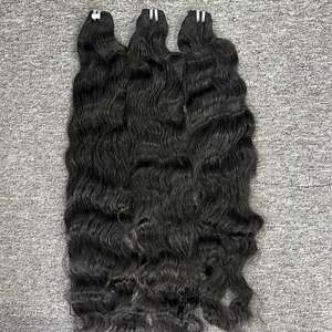 ผมดิบจากกัมพูชาสำหรับต่อผมผมมนุษย์แบบไม่ผ่านกระบวนการผมแบบ100% จากธรรมชาติ - Product Image 5