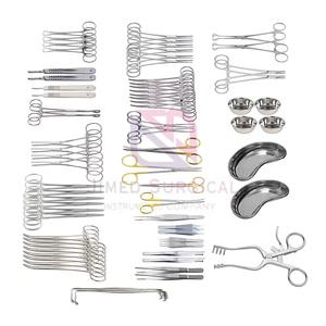 Juego de Instrumentos Quirúrgicos Profesionales de Acero Inoxidable, Directo de Fábrica, Herramientas Médicas de Alta Calidad con Accionamiento Manual - Product Image 1