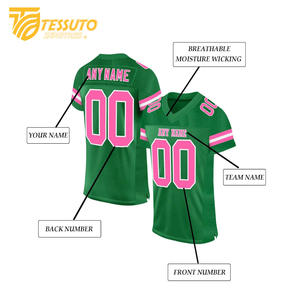 Ropa deportiva con estampado completo, camisetas de fútbol clásicas Vintage, camiseta de fútbol personalizada con cuello en V, camiseta de fútbol para hombre - Product Image 6