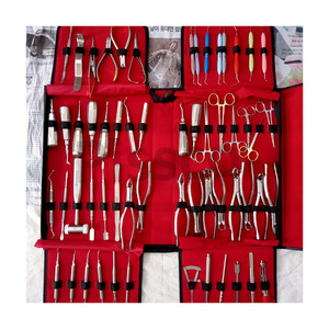 Pissco Dental Oral Surgery Kit 60 Pieces Set Dental Surgery <b>Instrument</b> Kit Dental <b>Surgical</b> <b>Instruments</b> Kit Dental Oral Surgery - Product Image 1