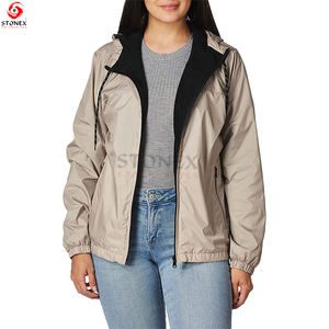 Vêtements d'extérieur Veste de pluie Veste de gros imperméable coupe-vent personnalisée pour les femmes sur mesure - Product Image 4