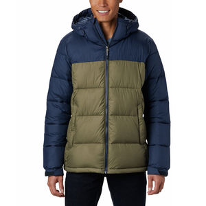 2024 veste parka matelassée pour hommes à la mode personnalisée veste d'hiver légère et unie élégante de grande taille - Product Image 1