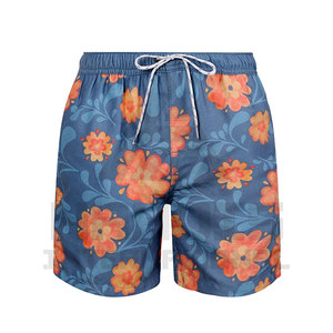 Pantalones cortos informales para hombre, shorts masculinos de poliéster ublimado - Product Image 1