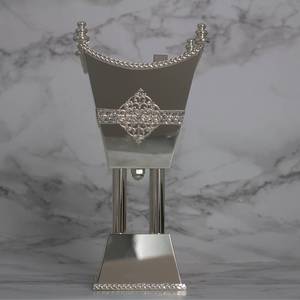 เตาบาคูร์โลหะอาหรับวินเทจทำด้วยมือสีทองสไตล์อาหรับโบราณ - Product Image 2