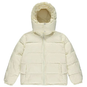 2023 personnalisé Designer lourd hommes veste col montant bouffant rembourré surdimensionné brillant bouffant haute rue Style vêtements d'hiver - Product Image 3