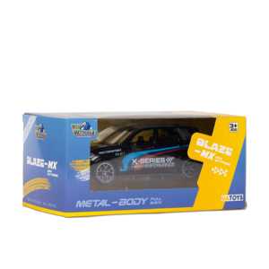 Coche de juguete Blaze MX de metal fundido a presión con luces y sonido de bocina, vehículo de fricción - Product Image 1