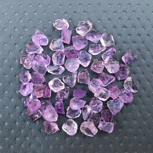 Pierres précieuses brutes en vrac d'améthyste rose naturelle de haute qualité 50 pièces 6-8 MM pour la fabrication de bijoux - Product Image 1