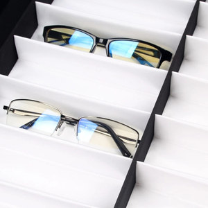 Vente en gros de stockage de lunettes de myopie de haute qualité 20 fentes grilles lunettes de soleil présentoir étui à lunettes boîte - Product Image 3