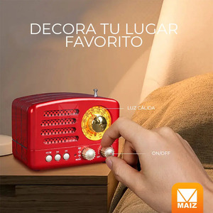 Retro AM/FM/SW <b>Bluetooth</b> USB <b>Aux</b> MP3 Radio - Assorted Colors - Product Image 6