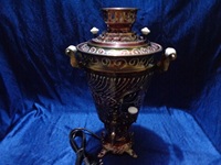 Théière et bouilloire élégantes Samovar en cuivre turc