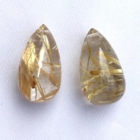 Qualité d'exportation supérieure, best-seller, quartz rutile doré naturel, pierre précieuse en vrac pour la lithothérapie, pour bijoux fins GEMFORTE INC