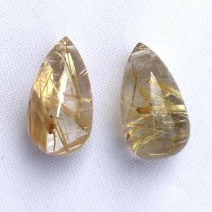 Finest Export Grade Quality Best Selling 100% Natural Golden Rutile Quartz Loose Precious Healing Gemstone for Fine <b>Jewelry</b> OEM - Product Image 2