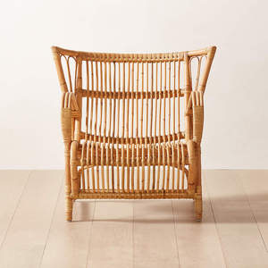 New Release Wicker Rattan Lounge Chair Vintage Design Rattan Relaxing Chair for Home <b>Outdoor</b> Garden - Product Image 2