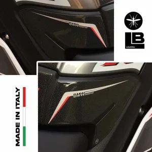 2 Pezzi Adesivi Laterali in Resina Gel 3D, Protezioni Laterali Compatibili con Moto BMW S1000XR - Product Image 2