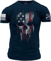 T-shirt patriotique personnalisé USA, coupe classique, manches courtes, imprimé DTG, 200 grammes, 100% coton, séchage rapide pour homme, vente chaude