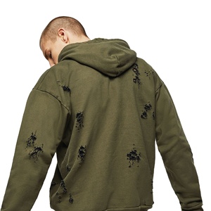 Sudadera con Capucha de Invierno para Hombre, Personalizada, de Alta Calidad, 100% Algodón, con Cierre Digital, Resistente al Viento, Transpirable, al por Mayor - Product Image 4