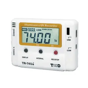 TECPEL T & D TR-74Ui累積光、湿度、温度データロガー