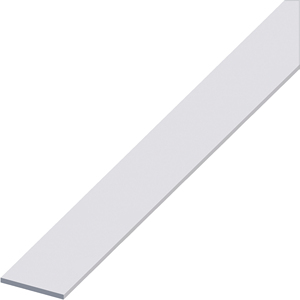 Profilo Barra Piatta in Alluminio Argento Satinato mm 25x2 Metri 1 - Product Image 1