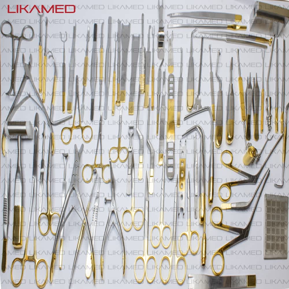 Набор инструментов для ринопластики LIKAMED из 82 шт. с коробкой из нержавеющей стали