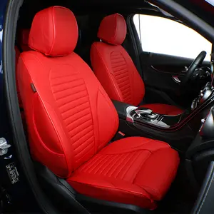 EKR Modify Classic Diamond Sport New China-Chic Design Leather Full Set Customized Car Seat Covers for BMW PORSCHE AUDI TESLA