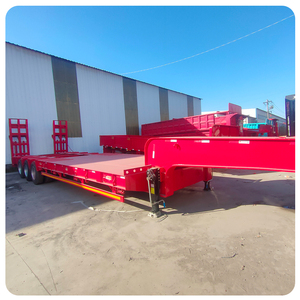 Semirremolque <span class=keywords><strong>de</strong></span> Plataforma Nueva <span class=keywords><strong>de</strong></span> 60 Toneladas, 3 <span class=keywords><strong>Ejes</strong></span>, Suspensión <span class=keywords><strong>de</strong></span> Placa <span class=keywords><strong>de</strong></span> Acero, Semirremolque <span class=keywords><strong>de</strong></span> Plataforma Baja con Cerraduras - Product Image 2