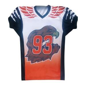 Camisetas de Fútbol Americano Sublimadas, Uniformes de Equipo Personalizados, Camisetas Ligeras y Transpirables de Alto Rendimiento para Hombres, Mujeres y Jóvenes - Product Image 5