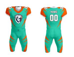 Maßge schneiderte Jugendleistungs-Sport bekleidung Plus Size Fußball trainings sets Atmungsaktive Wärme übertragung American Football - Product Image 2