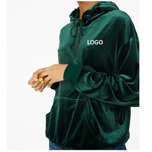 Sudadera CON CAPUCHA DE Hip Hop de alta calidad personalizada 320 GSM terciopelo de gran tamaño Logo impreso Sudadera con capucha para hombre French Terry Heavyweight con capucha transpirable - Product Image 3