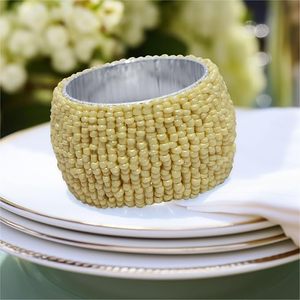 Beaded <b>Napkin</b> Rings Special Occasions Glitz Dinning Table Decor <b>Easter</b> Spring Summer <b>Napkin</b> Rings Summer - Product Image 1