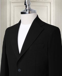 65% <b>Polyester</b> 35% <b>Viscose</b> Mens Black Sport Suit Modern Slim Fit Casual Business Suit for Office Travel and Everyday Wear - Product Image 2